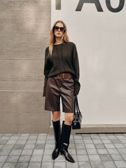 Cable Knit Loose Sweater