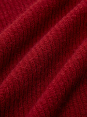 Turtleneck Ribbed Sweater Vest