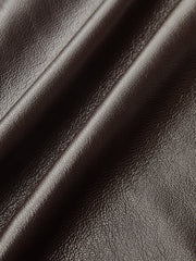 Faux Leather High-Waist Drawstring Wide-Leg Pants