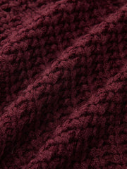 Sleeveless Cable Knit Vest