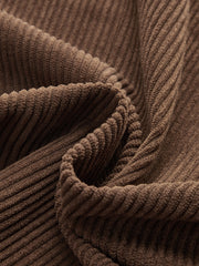 Double-Breasted Corduroy Blazer