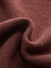 Metal Button Stand Collar Knit Cardigan