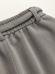 Mid-Waist Wide-Leg Sweatpants