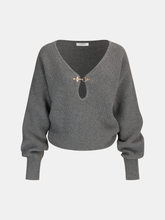 Metal Detail Knit Sweater