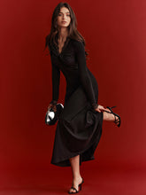 Lace Trim Twist Maxi Dress