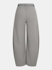 Mid-Waist Wide-Leg Sweatpants