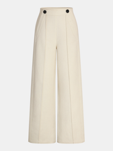 Mid-Waist Straight-Leg Pants