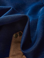 Belted Leather Trim Shorts