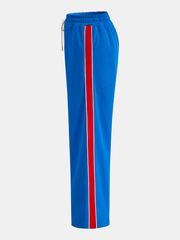 Side Striped Drawstring Track Pants