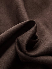 Hollow Hem Suede Effect Jacket