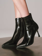 Pointed Toe Kitten Heel Ankle Boots