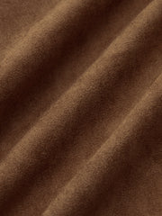 Suede Effect Belted Lapel Jacket