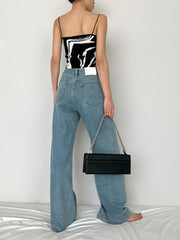 Zebra Print Knit Tank Top