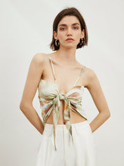 Double Sided Tie Dye Satin Cami Top