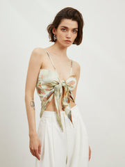 Double Sided Tie Dye Satin Cami Top