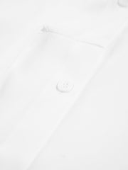 Semi-Sheer Button Down Tied Long Shirt