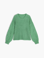 Acquainted Cable Knit Sweater