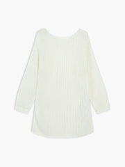 Sheer Open Knit Oversized Sweater