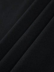 Contrast Trim Cutout Long Sweater Dress