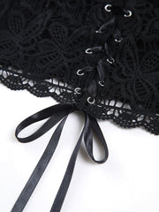 Lace Up Backless Cami Top