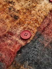 V-Neck Ombre Oversized Cardigan