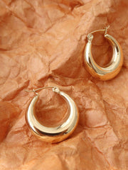 Golden Hoop Earrings