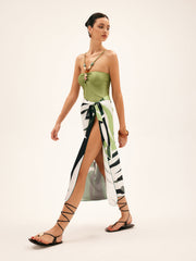 Tropical Rain Forest Print Cover Up