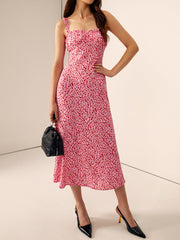 Strawberry Lettuce Trim Cami Dress