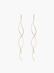 Spiral Tassel Earrings