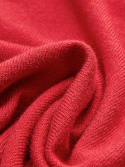 Asymmetrical Neck Jersey Sweater