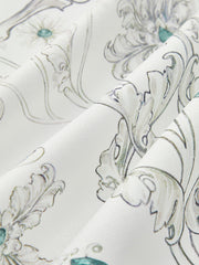 Floral Print Wrap Skirt