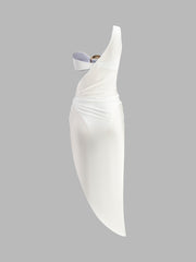 Gold Detail Bikini With Cover-Up