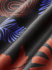 Printed Tie-Waist Sarong Cover-Up