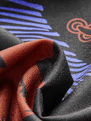 Printed Tie-Waist Sarong Cover-Up