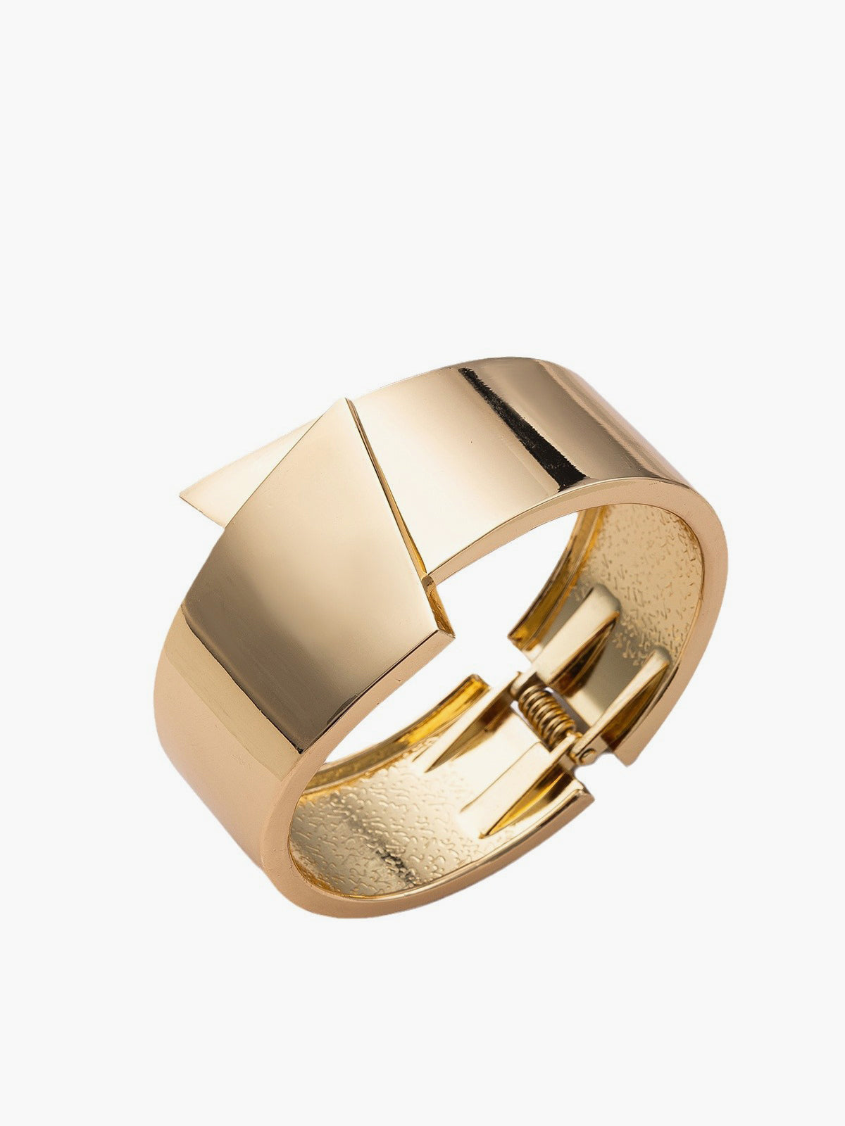 Geometric Metal Cuff Bracelet