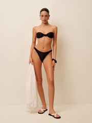 Knotted Bandeau Bikini Set