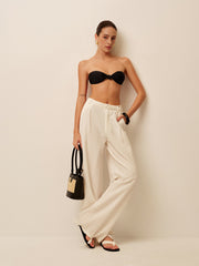 Knotted Bandeau Bikini Set