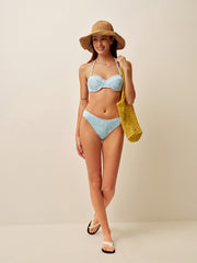 Removable Strap Lace Bikini Set