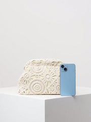 Crochet Lace Clutch Bag