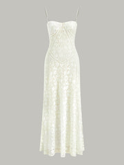 Lace Spaghetti Strap Dress