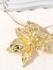 Floral Statement Choker Necklace