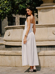 Cotton Pocket Detail Cami Dress