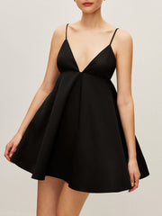 V-Neck Flared Cami Dress