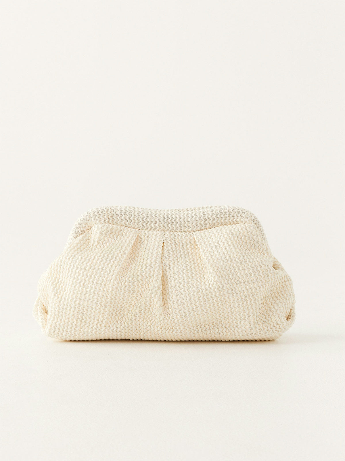 Woven Cloud Clutch Bag