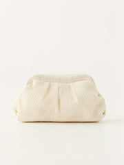 Woven Cloud Clutch Bag