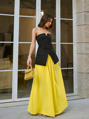 Cotton Pocket Detail Skirt