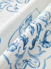 Floral Print Tie-Waist Wrap Skirt