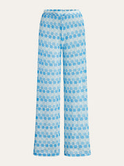 Tie-Back Crochet Halter Pants Set