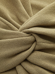 Knit Twist-Front Tank Top