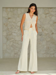 High-Waist Pocketed Pants